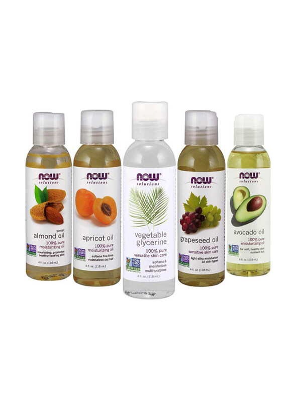 

Now Foods Moisturizing Body Oil, 5 x 118ml