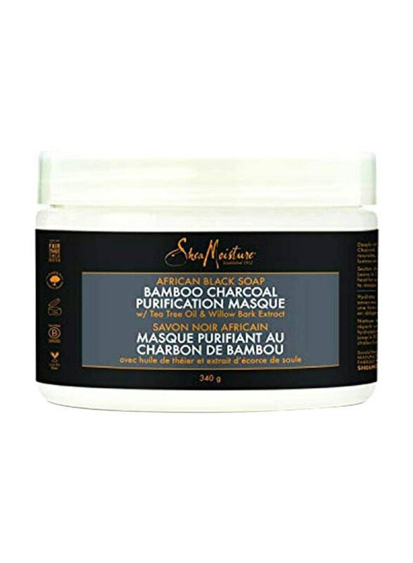 

Sheamoisture African Black Soap Bamboo Charcoal Purification Masque, 340gm