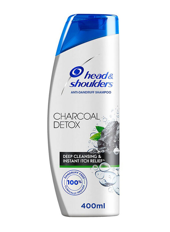 

Head & Shoulders Charcoal Detox Anti-Dandruff Shampoo, 400ml