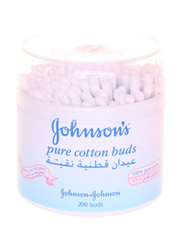 

Johnson's 200 Pieces Cotton Buds for Babies, White