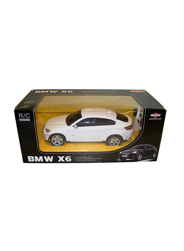 

Rastar 1:24 BMW X6 Remote Control Car, Ages 6+, White