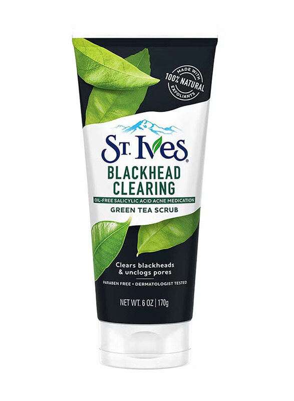 

St. Ives Blackhead Clearing Green Tea Face Scrub, 170gm