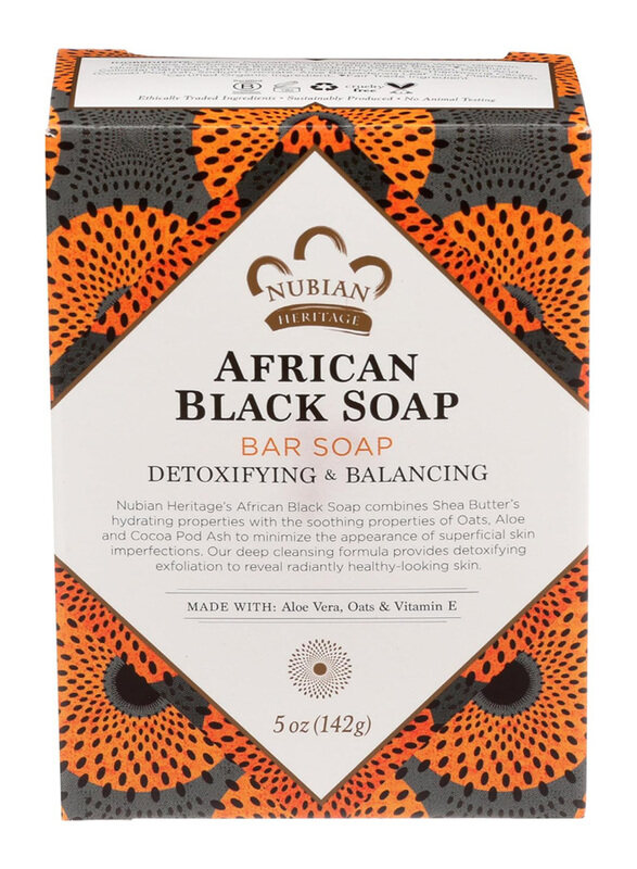 

Nubian Heritage African Soap Bar, Black, 2 Pieces