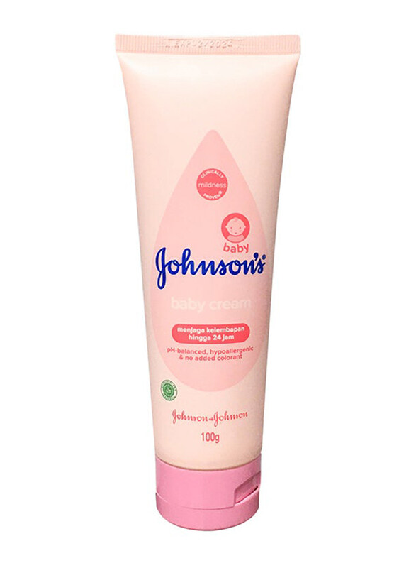 

Johnson's 100ml Skin Care Soft And Smooth Baby Body Cream, Pink