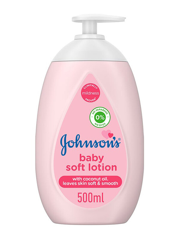 

Johnson's Soft And Smooth 500ml Skin Care Moisturising Baby Body Lotion, White