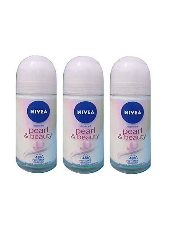 

Nivea Pearl & Beauty Deodorant Roll-On, 3 x 225g