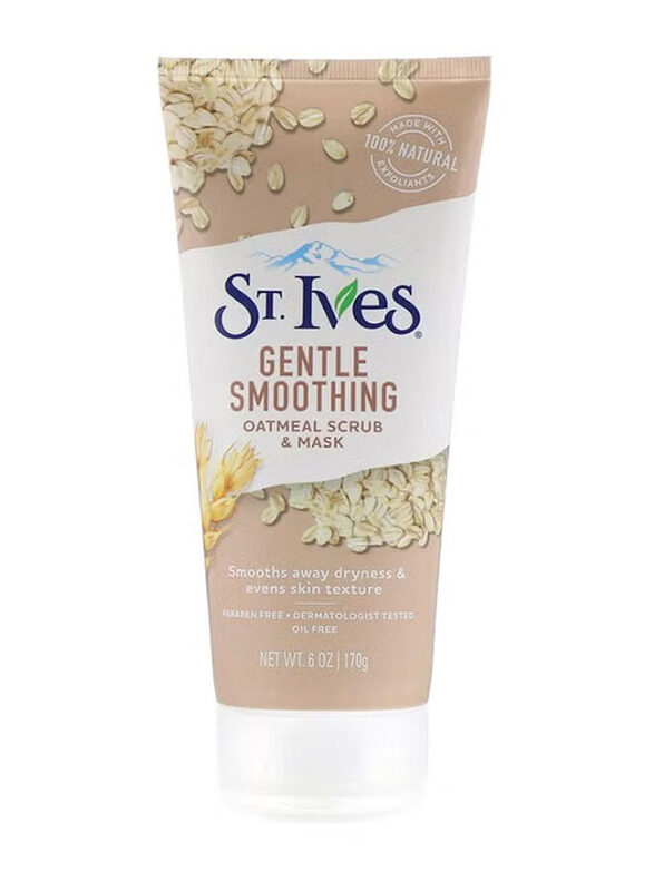 

St. Ives Nourished & Smooth Oatmeal Scrub & Mask, 170gm