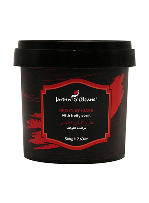 

Jardin d'Oleane Red Clay Mask with Fruity Scent, 500 gm