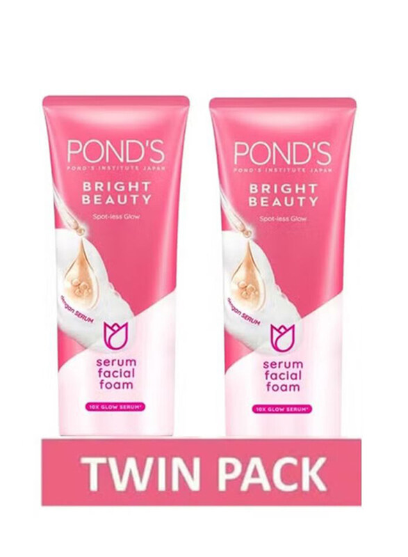 

Pond's Bright Beauty Spot Less Glow Face Wash, 2 x 100g