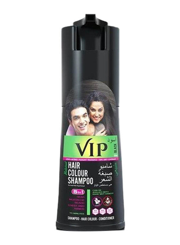 

VIP Hair Colour Shampoo, 180ml, Black