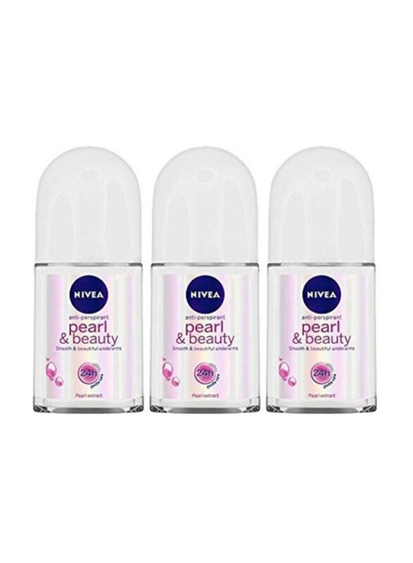 

Nivea Pearl & Beauty Deodorant Roll On Set, 3 x 50ml