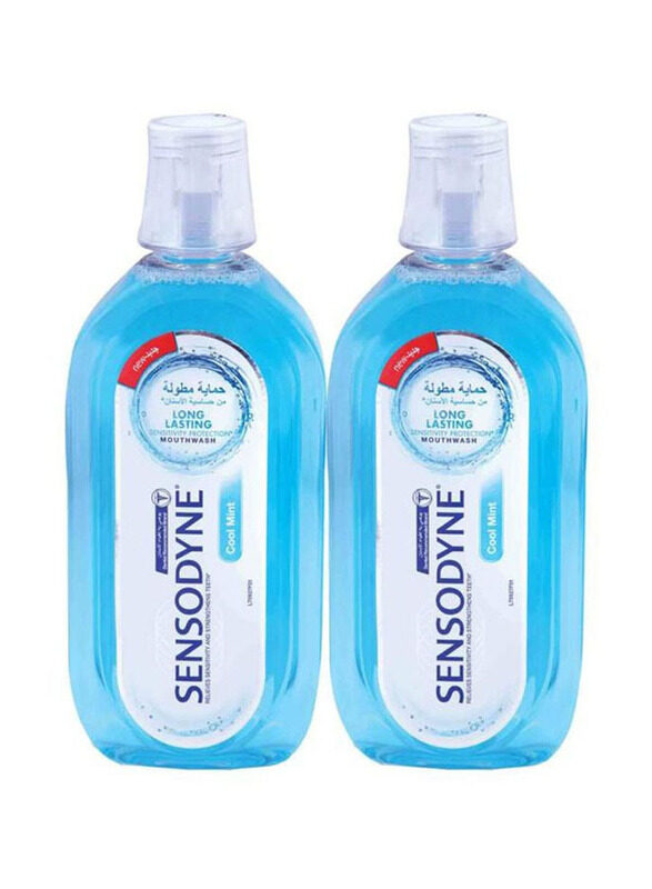 

Sensodyne Cool Mint Mouthwash, 2 x 500ml