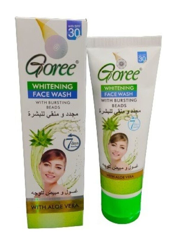 

Goree Whitening Face Wash with Bursting Beads, 60g