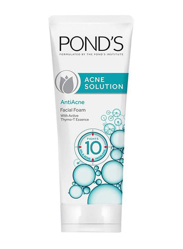 

Pond's Acne Solution Anti Acne Facial Foam Face Wash, 100ml