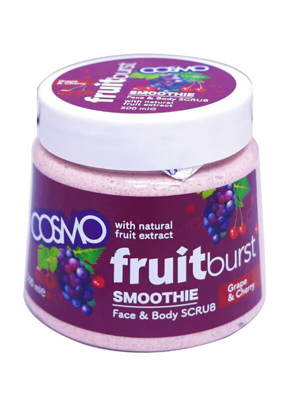 

Cosmo Grape & Cherry Fruitburst Smoothie Face & Body Scrub, 12 x 500ml