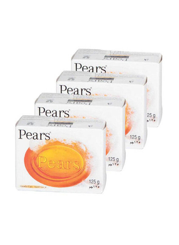 

Pears Amber Gentle Care Soap Set, 4 x 125gm