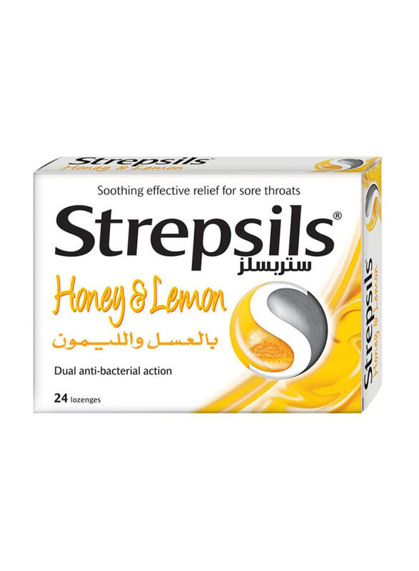 

Strepsils Honey & Lemon Sore Throat Relief, 24 Lozenges