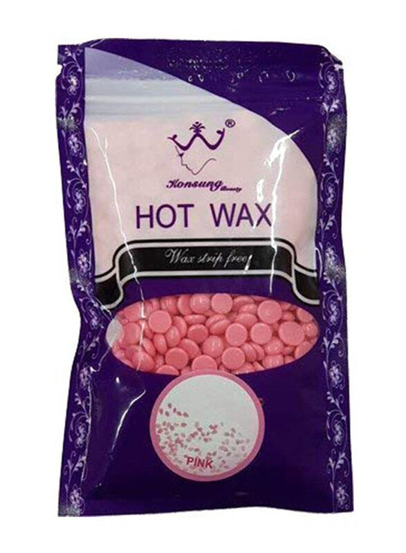 

Konsung Beauty Hair Removal Hot Wax Beans, Pink, 100gm