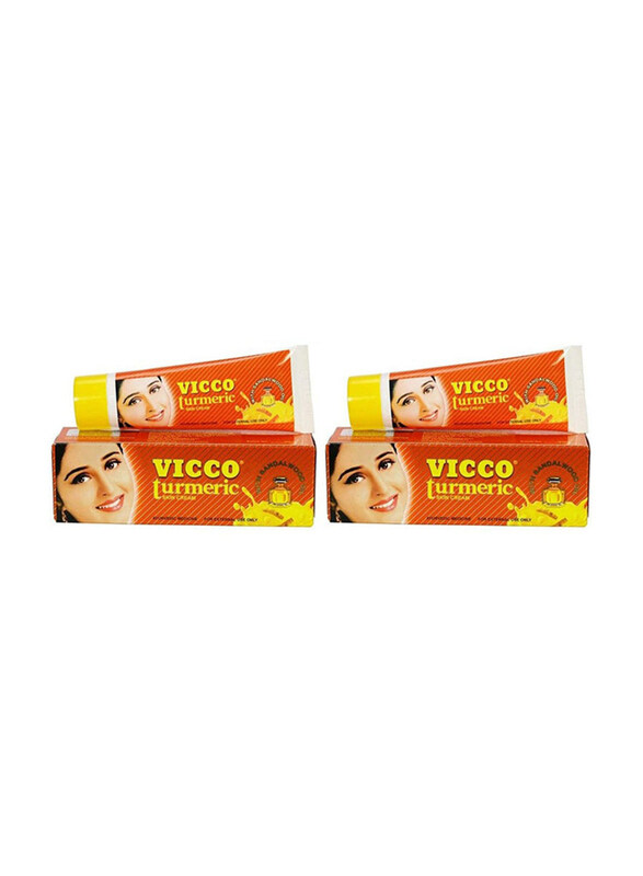 

Vicco Turmeric Vanishing Cream with Sandalwood Oil, 2 x 50gm