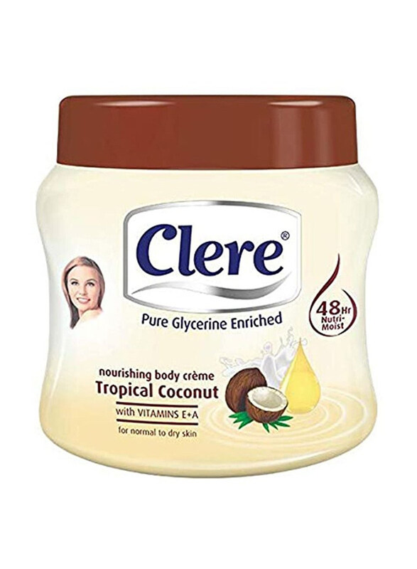 

Clere Nourishing Tropical Coconut Body Cream, 300ml