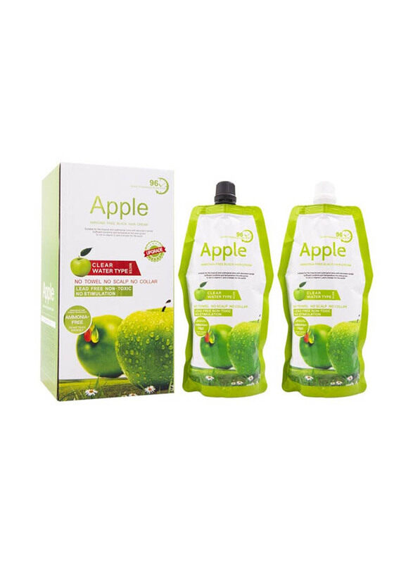 

Apple Blossoms Apple 96 Natural Hair Color Cream, 1000ml, Black