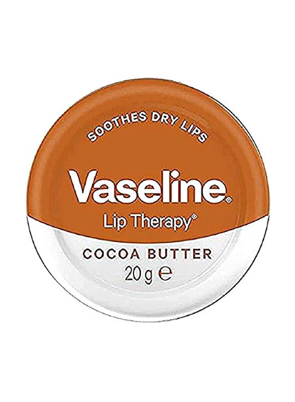 

Vaseline Lip Therapy Petroleum Jelly Cocoa Butter, 20gm