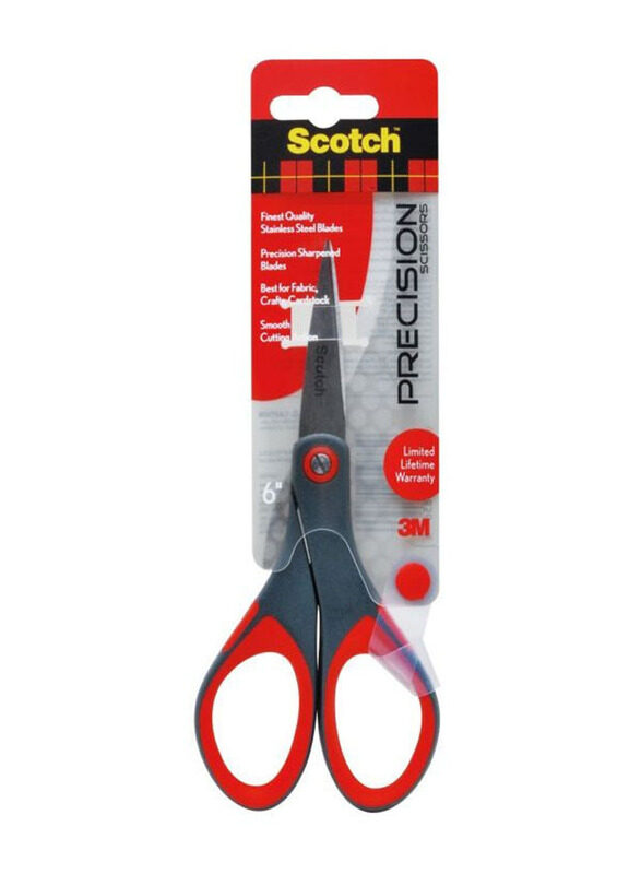 

Scotch Brite Precision Scissor, Grey/Red