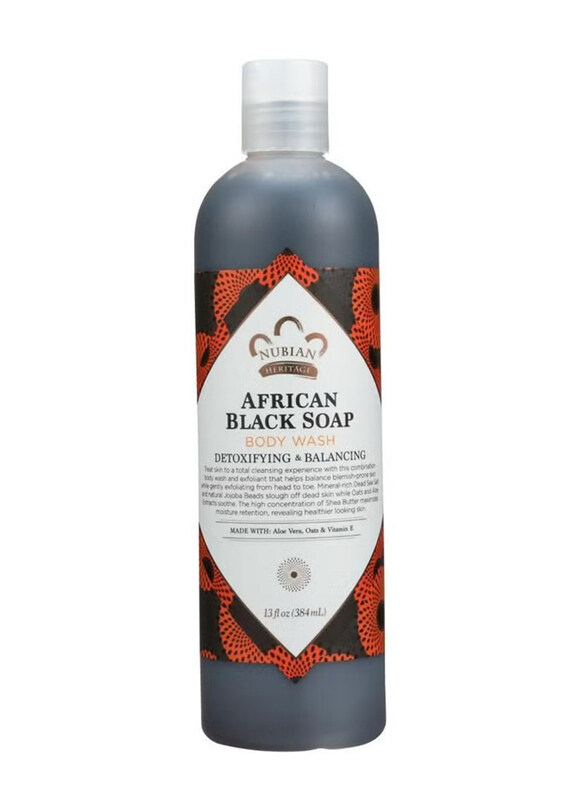 

Nubian Heritage Body Wash African Black Soap, 384ml