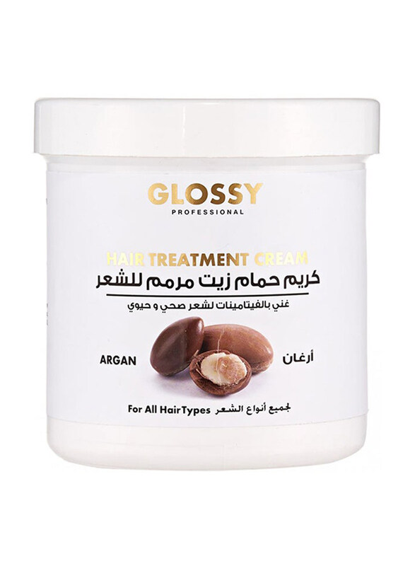 

Glossy Professional Hair Treatment Cream With Argan for All Hair Types, 1000ml
