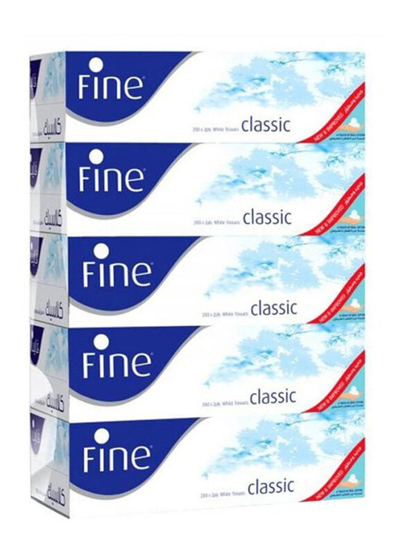 

Fine Double Ply Tissues, 5 x 150 Sheets