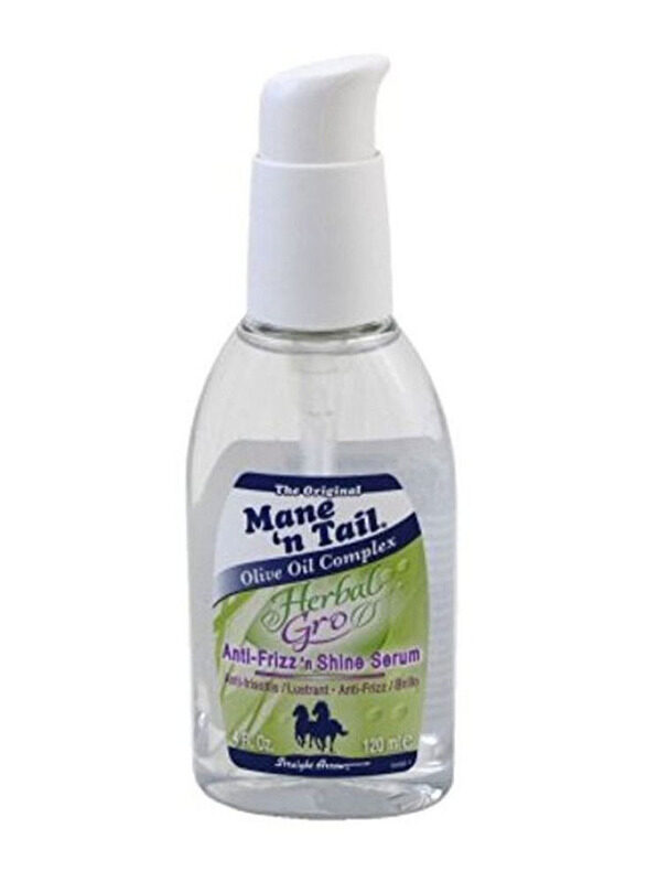 

Mane 'n Tail Olive Oil Complex Herbal Grow Anti-Frizz N Shine Serum, 4 oz