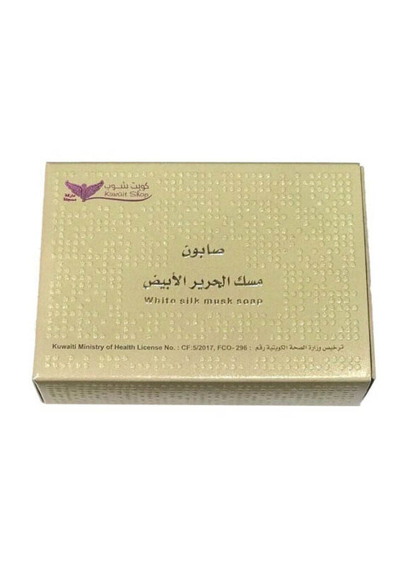 

Kuwait Shop White Silk Musk Soap, 100g