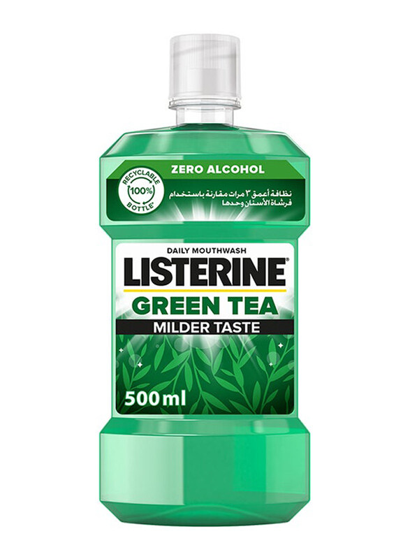 

Listerine Green Tea Milder Taste Mouthwash, 500ml