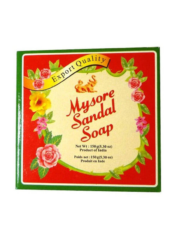 

Mysore Sandal Soap with Sandalwood Oil, 150gm
