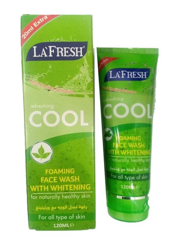 

La Fresh Refreshing Cool Foaming Face Wash with Whitening, 120ml