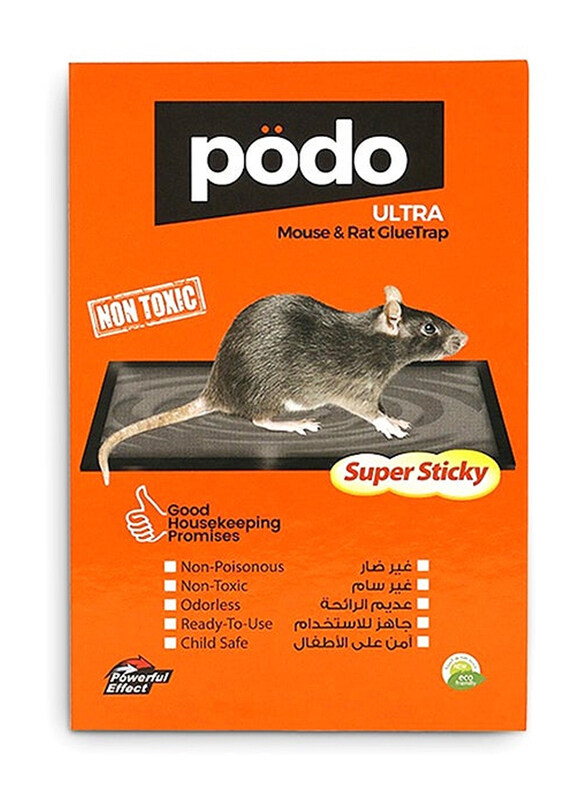 

Podo Ultra Mouse Rat Glue Trap, Multicolour