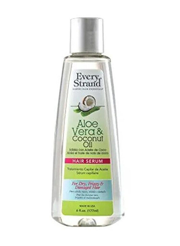 

Every Strand Aloe Vera & Coconut Water Weightless Hydration Serum for Frizzy Hair, 6oz