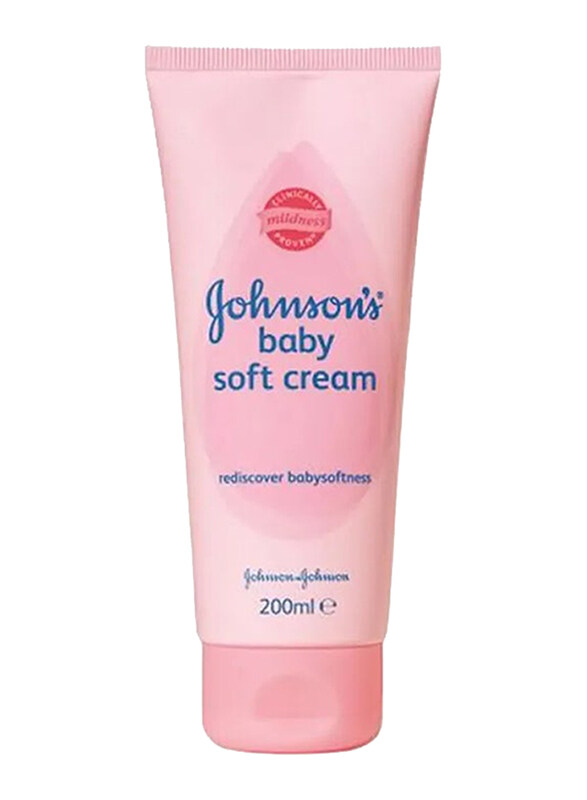 

Johnson's 200ml Baby Soft Cream, Multicolour