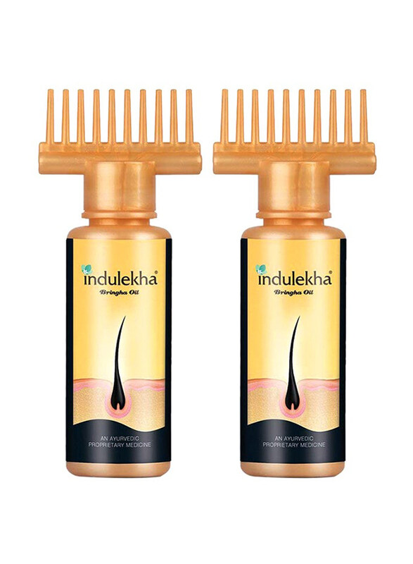 

Indulekha Bringha Hair Oil for All Hair Type, 2 x 100ml