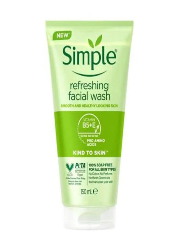 

Simple Refreshing Facial Wash Gel, 150ml