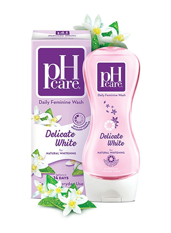 

pH Care Delicate White Daily Intimate Feminine Wash for Natural Whitening, 50ml