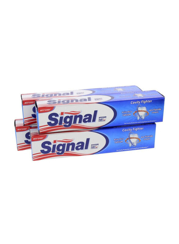 

Signal Pro-Fluoride Complex Cavity Protection Toothpaste, 4 x 120ml