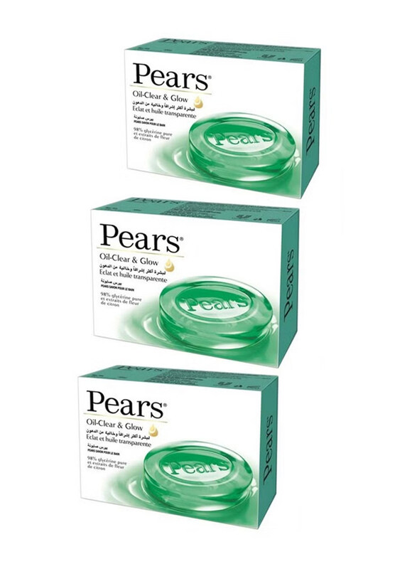 

Pears Oil Clear & Glow Soap, 3 x 125gm