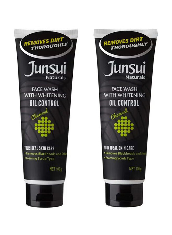 

Junsui Whitening Oil Control Face Wash Set, 2 x 100g