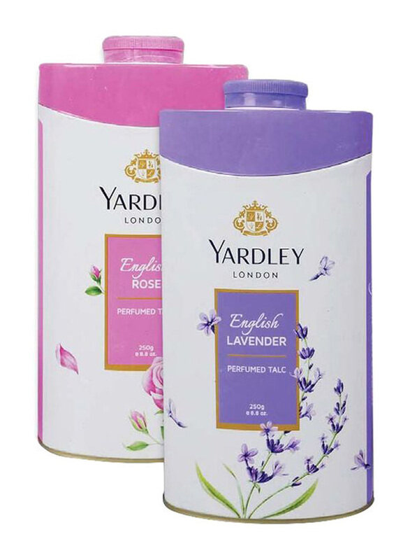 

Yardley White English Lavender Perfume Talcum Powder, 2 Pieces