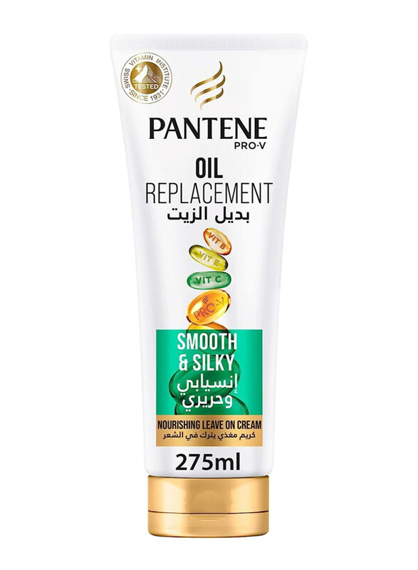 

Pantene Pro V Smooth & Silky Oil Replacement Leave In Conditioner for Frizzy Hair, 275ml