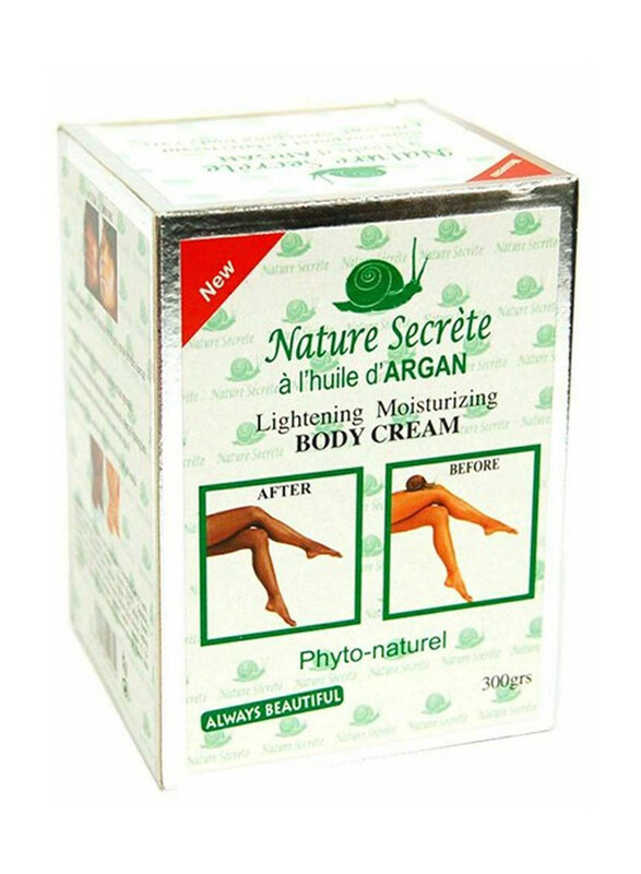 

Nature Secret's Lightening Moisturizing Body Cream with Argan Oil, 300gm