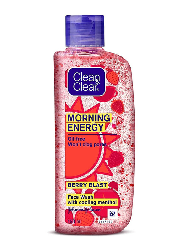 

Clean & Clear Morning Energy Berry Blast Face Wash with Cooling Menthol, 150ml