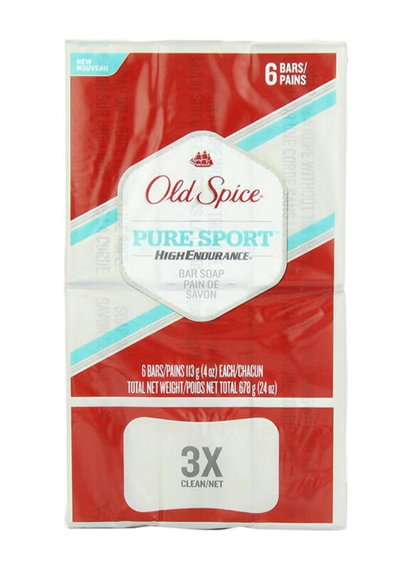 

Old Spice High Endurance Pure Sport Bar Soap Set, 6 x 24oz