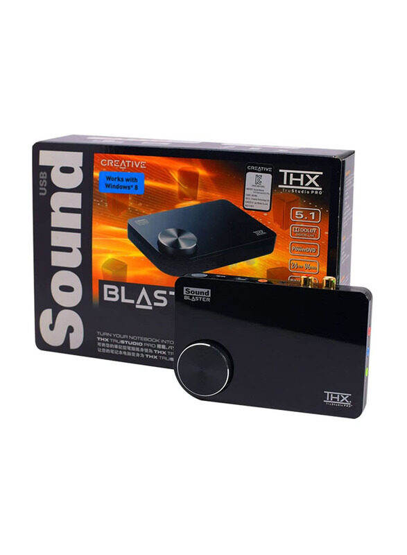 

Creative Sound Blaster X-Fi Surround 5.1 Pro USB Audio System, Black